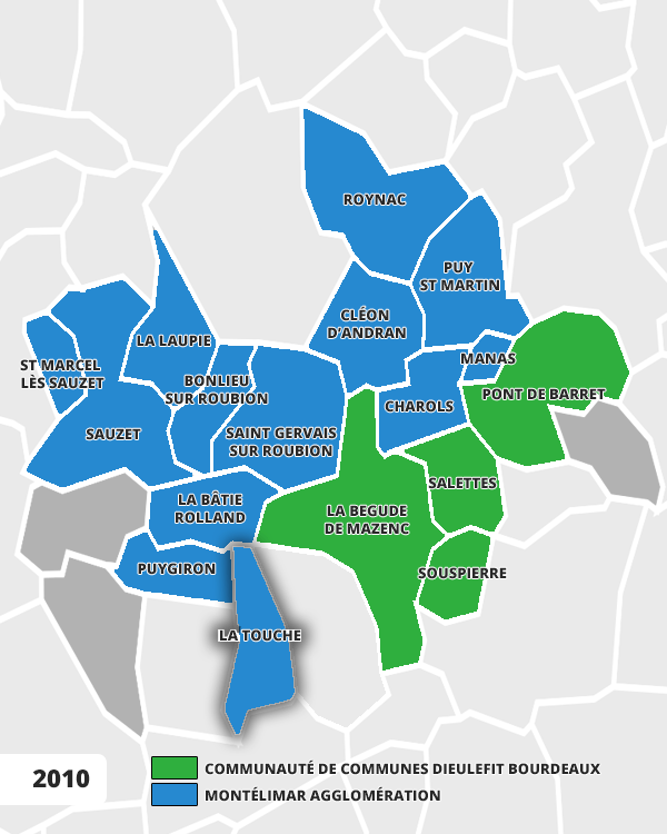 Carte SIEBRC Drôme