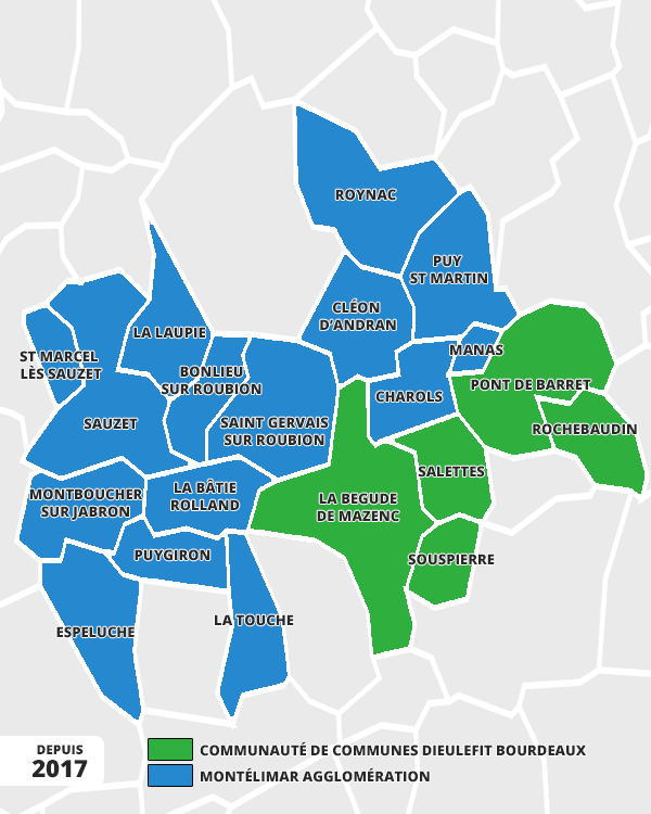 Carte SIEBRC Drôme