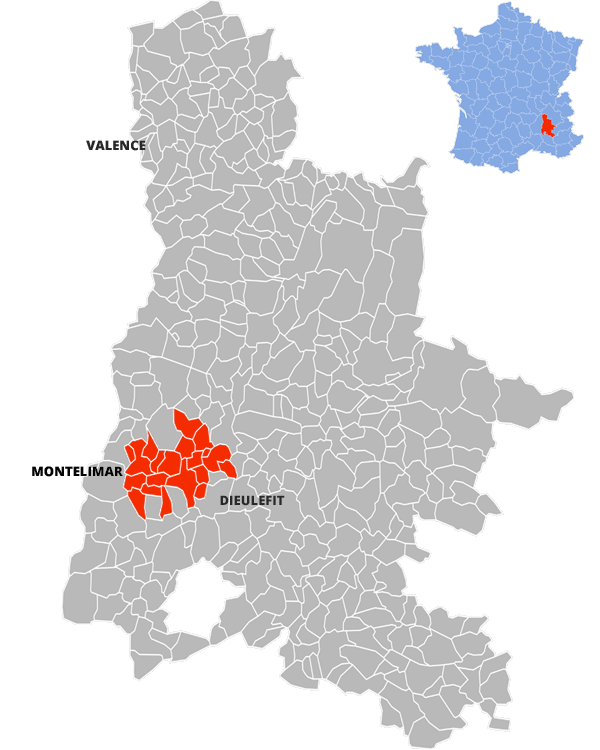 Carte SIEBRC Drôme